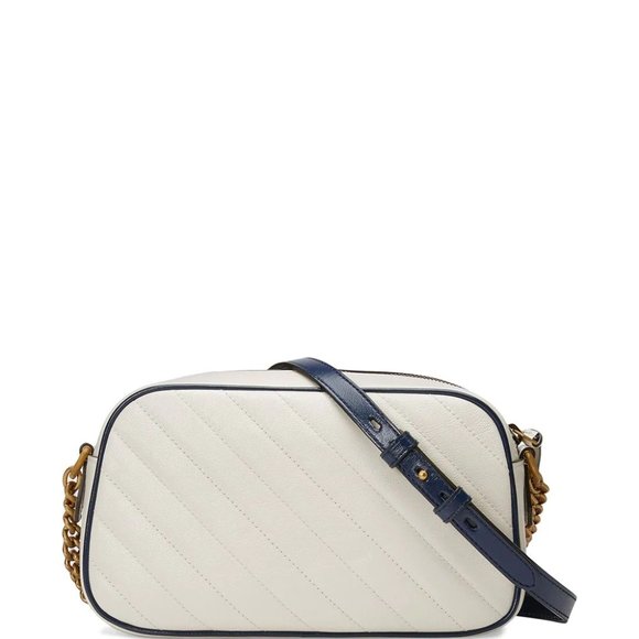 Gucci Small GG Marmont Shoulder Bag in White NEW IN DUSTBAG - Picture 3 of 5